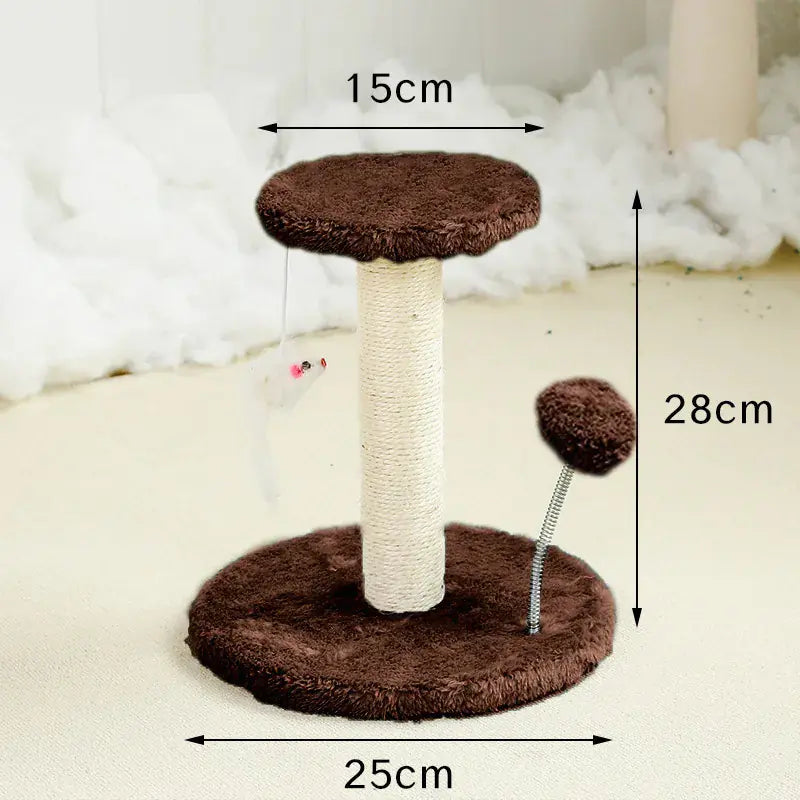 Durable Small Cat Climbing Frame and Scratching Post