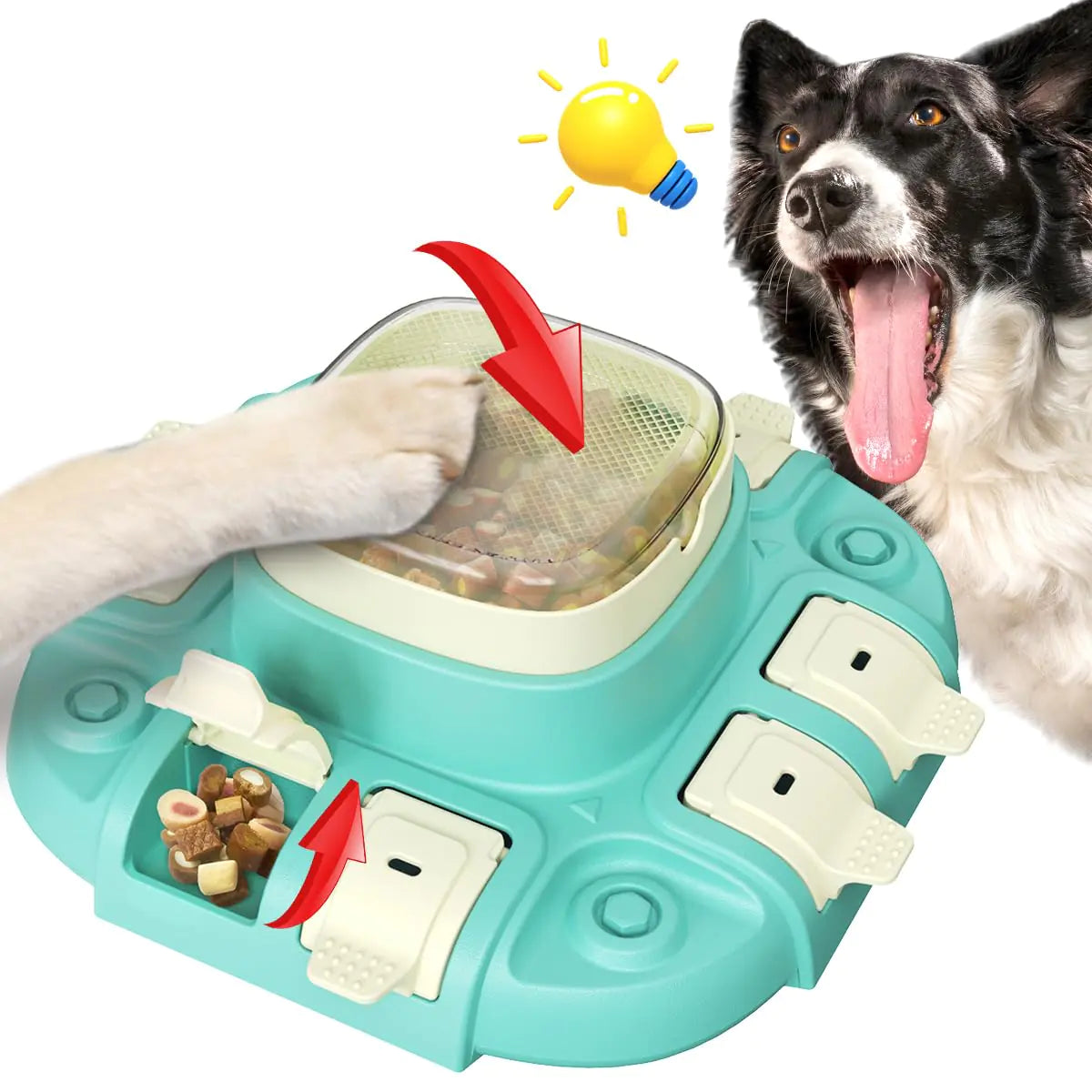 Mankoda Dog Puzzle Toy – Slow Feeder & Treat Dispenser for IQ Training