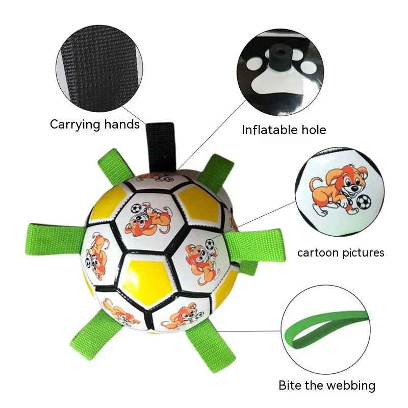 Dog Football Molar Bite-Resistant Toy