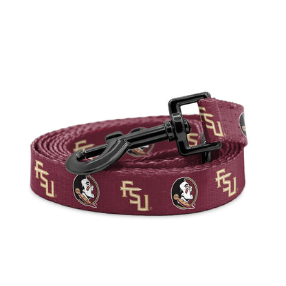 Florida State Seminoles Collars and Leashes | Officially Licensed | Adjustable-Fits All Pets! (6 Ft Leash)