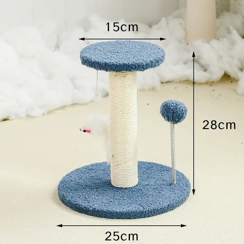Durable Small Cat Climbing Frame and Scratching Post