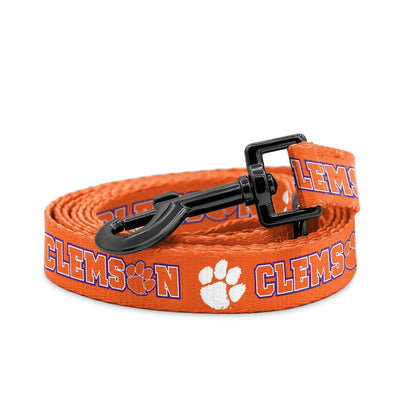 Clemson Tigers | Adjustable Collars and Leashes | Officially Licensed | Fits All Pets! (6 Ft Leash)