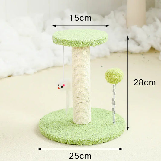Durable Small Cat Climbing Frame and Scratching Post
